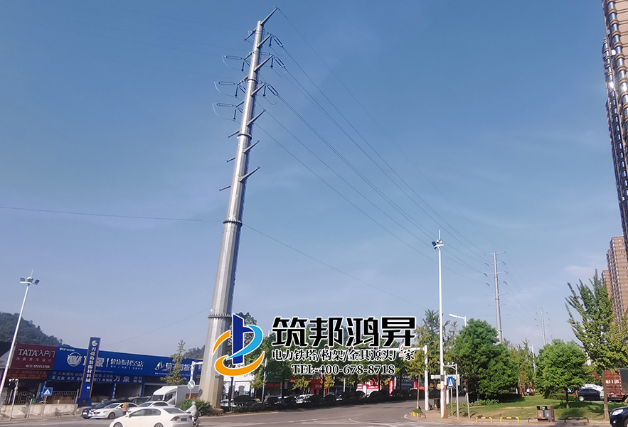 電力鋼管桿塔現(xiàn)場案例